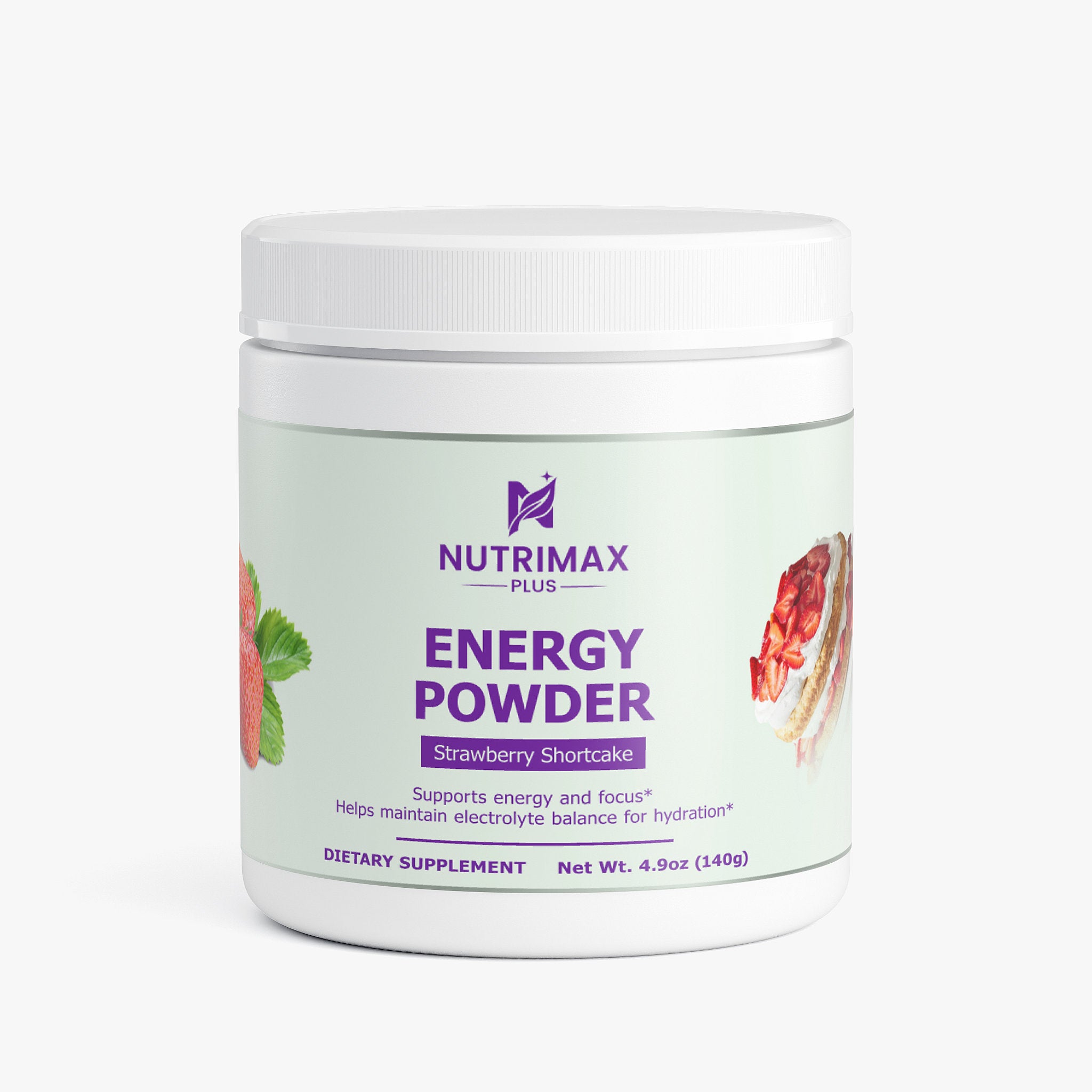 Energy Powder (Strawberry Shortcake)